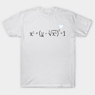 Math heart (blue) T-Shirt